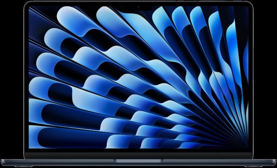 MacBook Air M5 15-inch in midnight