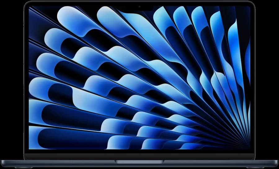 MacBook Air M5 13-inch in midnight
